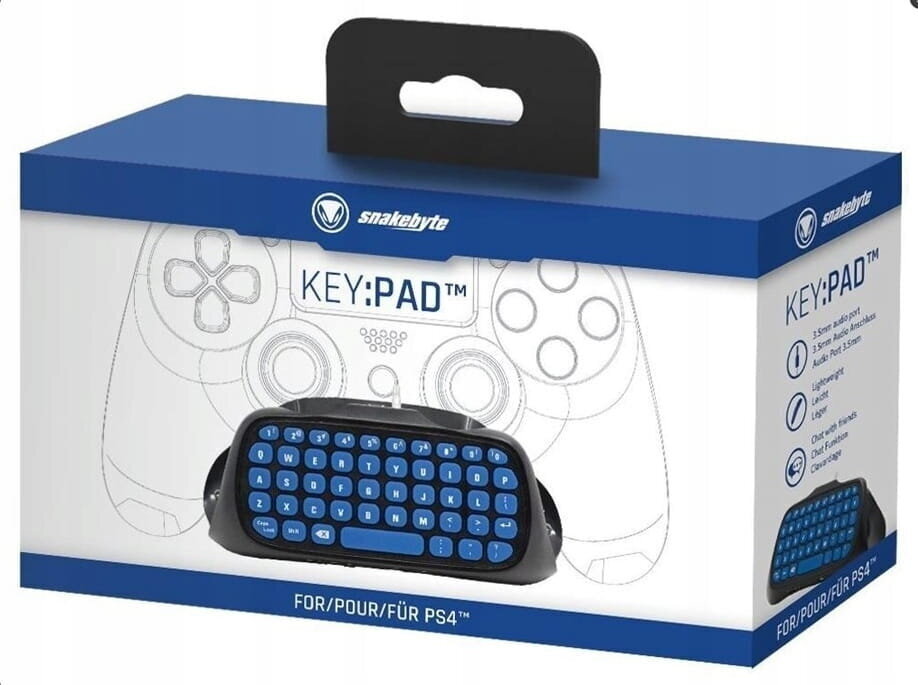 Snakebyte PS4 Key:Pad hinta ja tiedot | Pelikonsolitarvikkeet | hobbyhall.fi