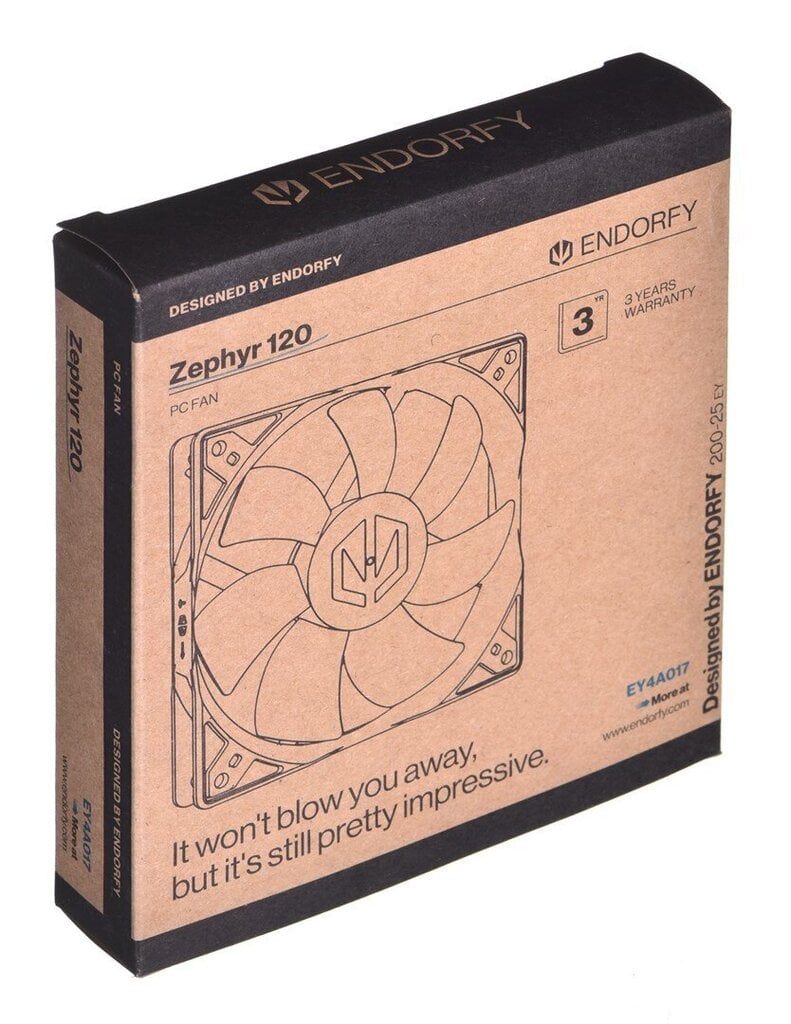 Endorfy Zephyr 120 EY4A017 hinta ja tiedot | Tietokoneen tuulettimet | hobbyhall.fi
