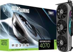 Zotac Gaming Geforce RTX 4070 Trinity hinta ja tiedot | Zotac Tietokoneet ja pelaaminen | hobbyhall.fi