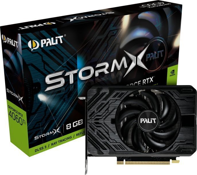 Palit GeForce RTX 4060 Ti StormX (NE6406T019P1-1060F) hinta ja tiedot | Näytönohjaimet | hobbyhall.fi