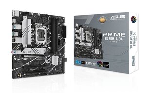 ASUS Prime B760M-A D4-CSM hinta ja tiedot | Emolevyt | hobbyhall.fi
