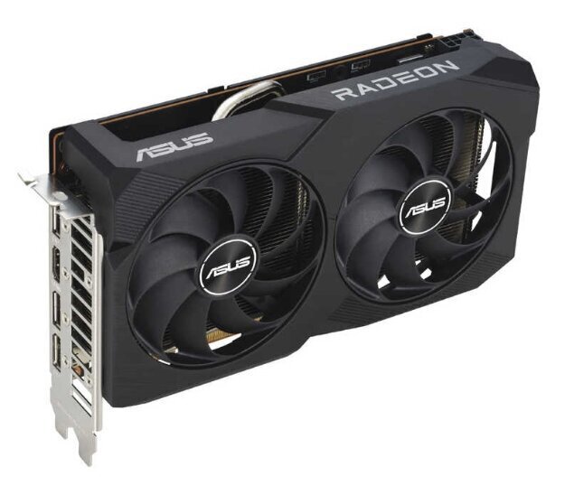 Asus Dual Radeon RX 7600 V2 OC Edition (DUAL-RX7600-O8G-V2) hinta ja tiedot | Näytönohjaimet | hobbyhall.fi