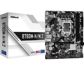 Asrock B760M-H/M.2 hinta ja tiedot | Emolevyt | hobbyhall.fi