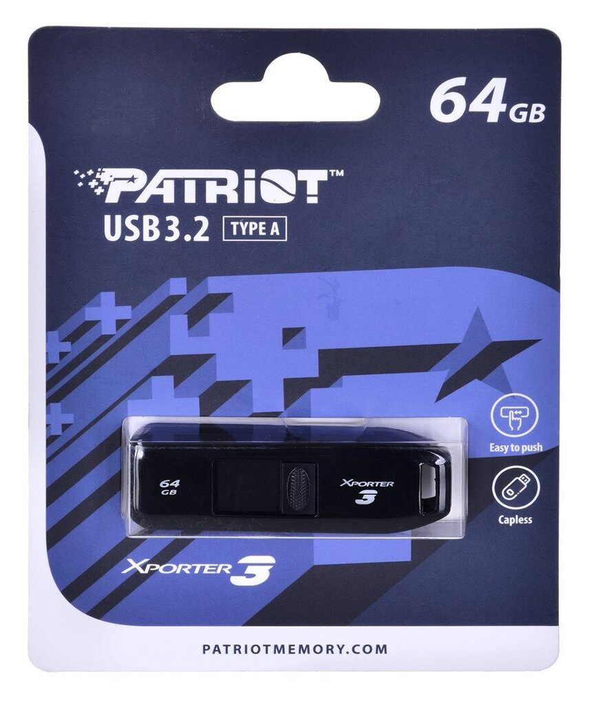 Patriot Xporter 3 hinta ja tiedot | Muistitikut | hobbyhall.fi