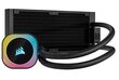 Corsair Icue Link H100I RGB AI CW-9061001-WW hinta ja tiedot | Prosessorin jäähdyttimet | hobbyhall.fi