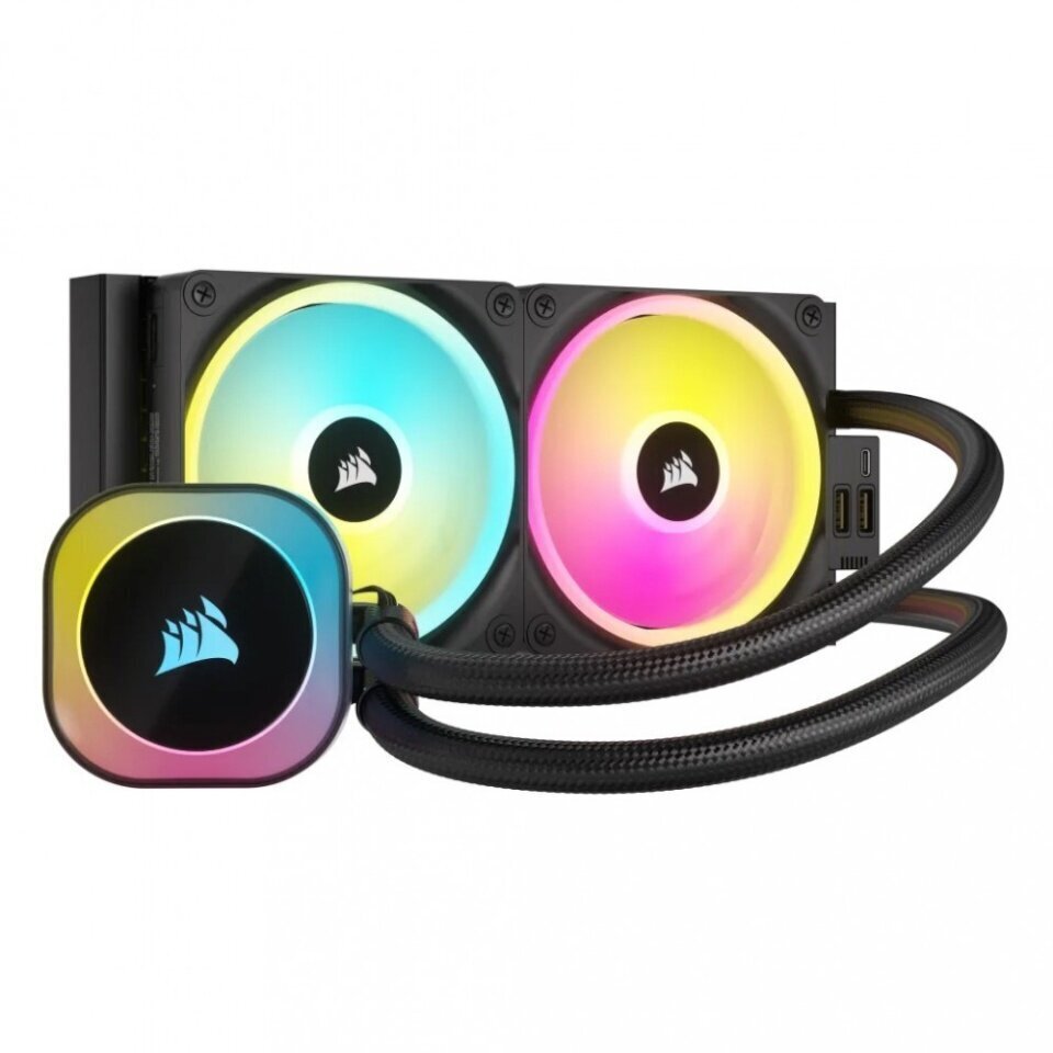 Corsair Icue Link H100I RGB AI CW-9061001-WW hinta ja tiedot | Prosessorin jäähdyttimet | hobbyhall.fi