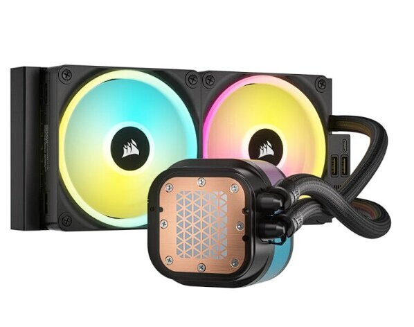 Corsair Icue Link H100I RGB AI CW-9061001-WW hinta ja tiedot | Prosessorin jäähdyttimet | hobbyhall.fi