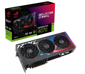 Asus ROG Strix GeForce RTX 4070 90YV0J00-M0NA00 hinta ja tiedot | Näytönohjaimet | hobbyhall.fi