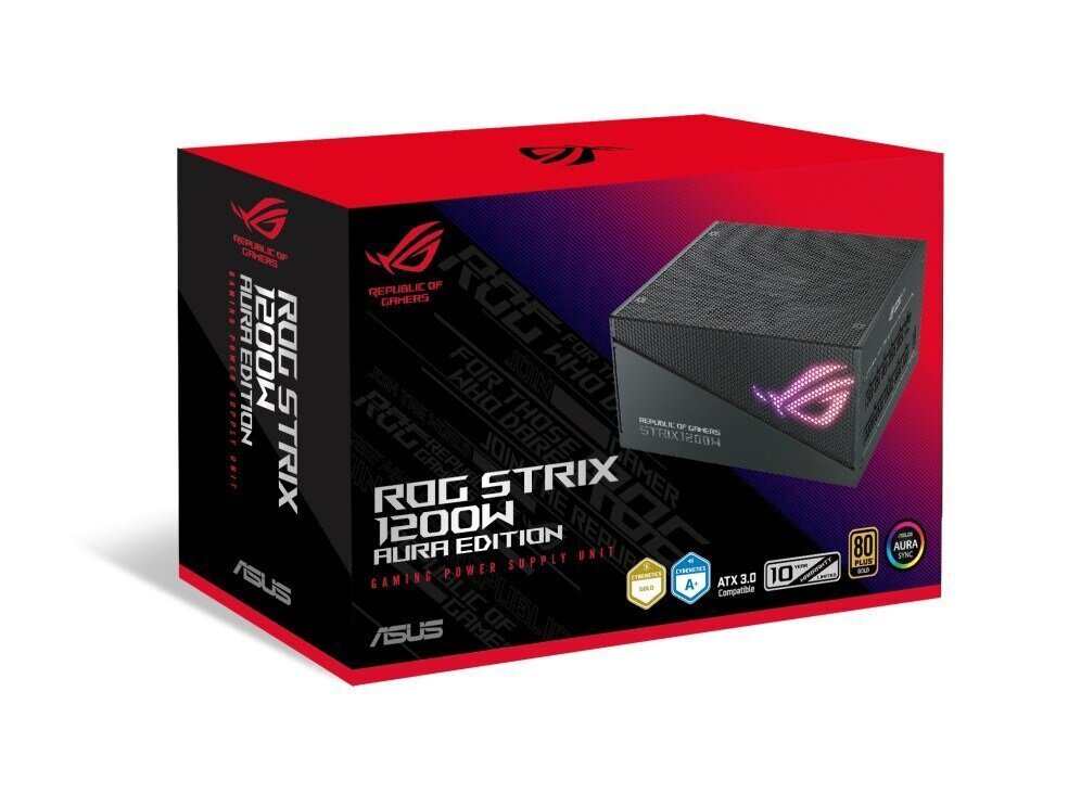 Asus ROG Strix Gold Aura Edition 90YE00P0-B0NA00 hinta ja tiedot | Virtalähteet | hobbyhall.fi