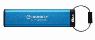 Kingston IronKey Keypad 200C hinta ja tiedot | Muistitikut | hobbyhall.fi