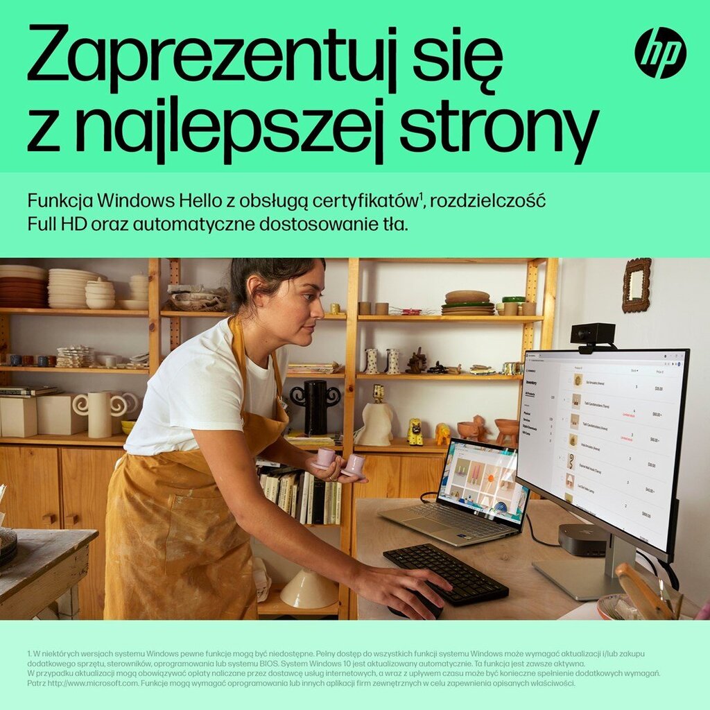 Hewlett-Packard 6Y7L2AA hinta ja tiedot | Web-kamerat | hobbyhall.fi