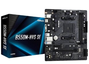 ASRock B550M-HVS SE hinta ja tiedot | Emolevyt | hobbyhall.fi