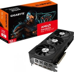 Gigabyte Radeon RX 7700 XT Gaming OC 12G (GV-R77XTGAMINGOC-12GD) hinta ja tiedot | Näytönohjaimet | hobbyhall.fi