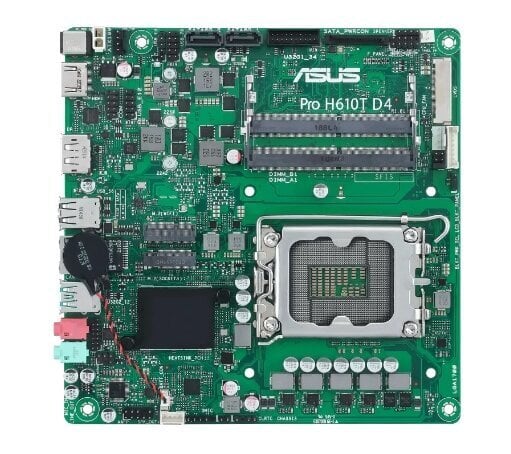 Asus Pro H610T D4-CSM hinta ja tiedot | Emolevyt | hobbyhall.fi