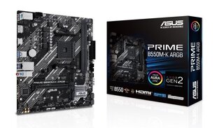 Asus Prime B550M-K ARGB hinta ja tiedot | Emolevyt | hobbyhall.fi