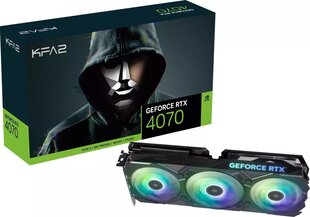 KFA2 GeForce RTX 4070 EX Gamer 1-Click OC (47NOM7MD7JEK) hinta ja tiedot | KFA2 Tietokoneet ja pelaaminen | hobbyhall.fi