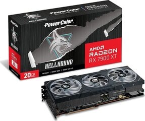 PowerColor Hellhound AMD Radeon RX 7900 XT (RX 7900 XT 20G-L/OC) hinta ja tiedot | Näytönohjaimet | hobbyhall.fi