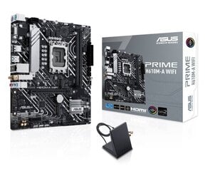 Asus Prime H610M-A WiFi Intel H610 hinta ja tiedot | Emolevyt | hobbyhall.fi