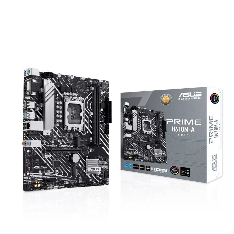 Asus Prime H610M-A-CSM hinta ja tiedot | Emolevyt | hobbyhall.fi