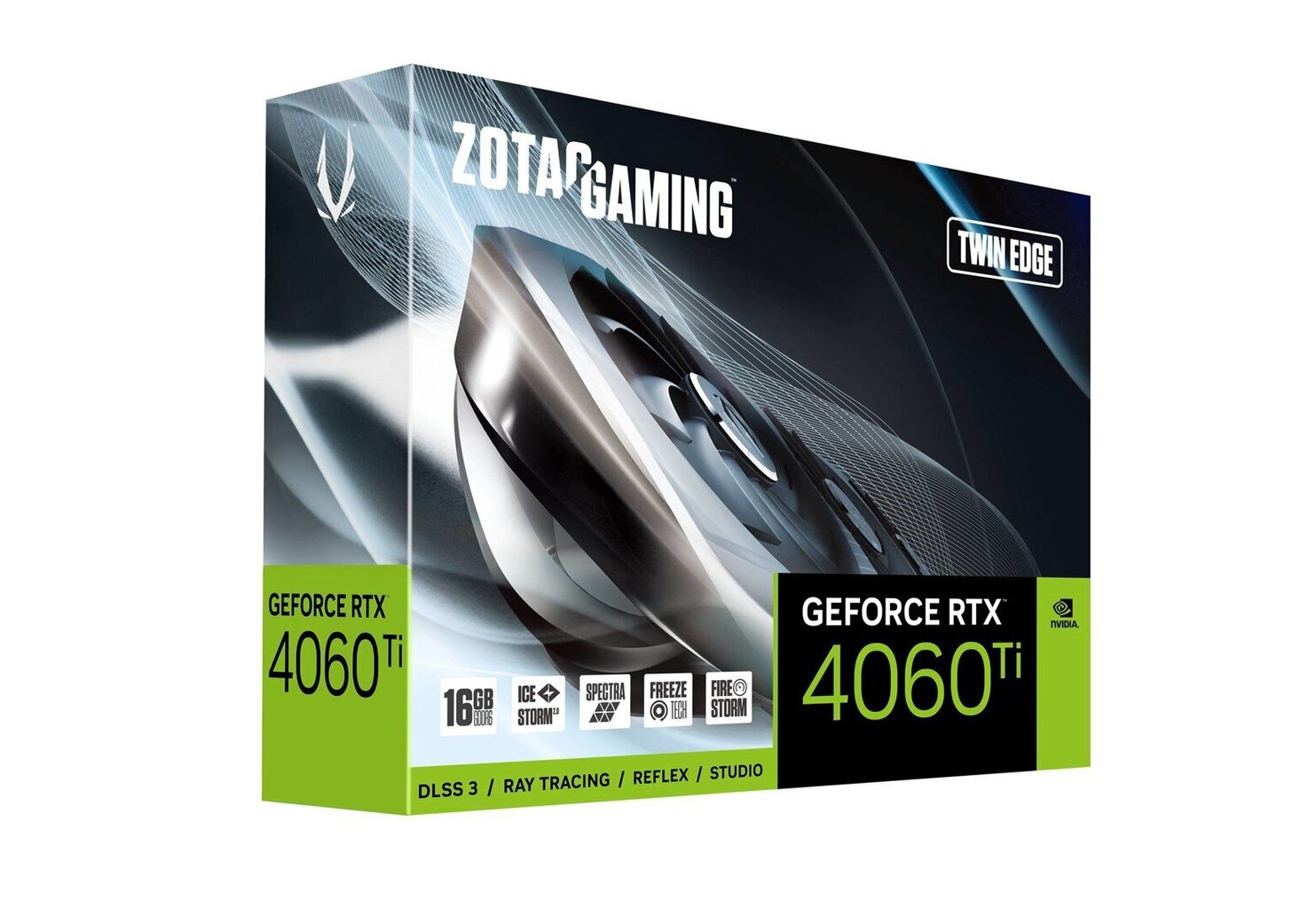 Zotac Gaming GeForce RTX 4060 Ti Twin Edge (ZT-D40620E-10M) hinta ja tiedot | Näytönohjaimet | hobbyhall.fi