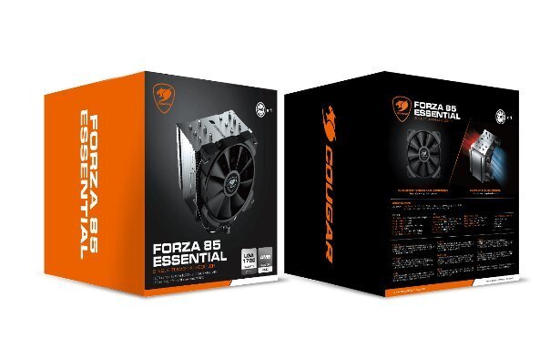 Cougar Forza 85 Essential CGR-FZAE8 hinta ja tiedot | Prosessorin jäähdyttimet | hobbyhall.fi