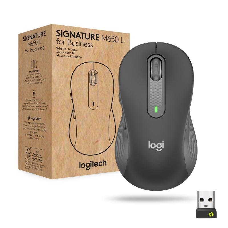 Logitech Signature M650 L hinta ja tiedot | Hiiret | hobbyhall.fi