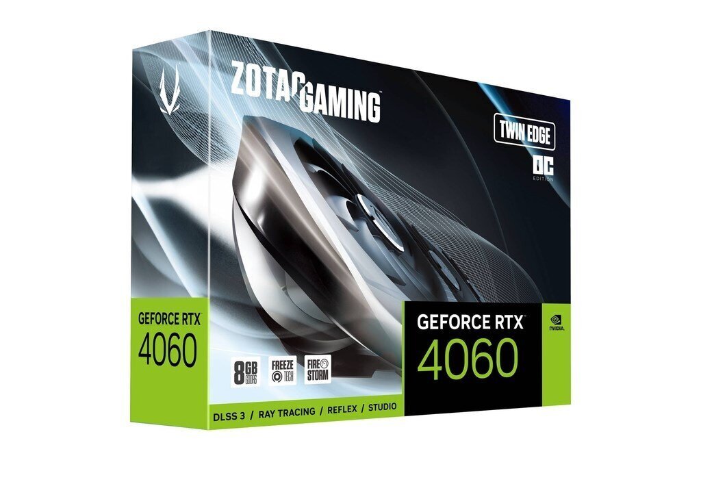 Zotac Gaming GeForce RTX 4060 Twin Edge OC (ZT-D40600H-10M) hinta ja tiedot | Näytönohjaimet | hobbyhall.fi