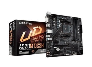 Gigabyte A520M DS3H V2 hinta ja tiedot | Emolevyt | hobbyhall.fi