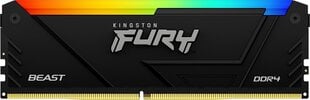 Kingston Fury Beast RGB (KF432C16BB2A/8) hinta ja tiedot | Muisti (RAM) | hobbyhall.fi