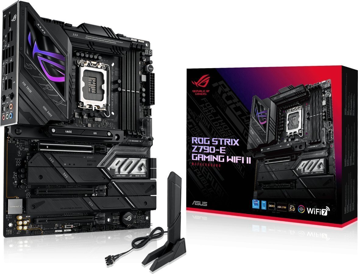 Asus ROG Strix Z790-E Gaming WiFi II hinta ja tiedot | Emolevyt | hobbyhall.fi