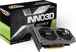 Inno3D GeForce GTX 1650 Twin X2 OC V3 (N16502-04D6X-171330N) hinta ja tiedot | Näytönohjaimet | hobbyhall.fi