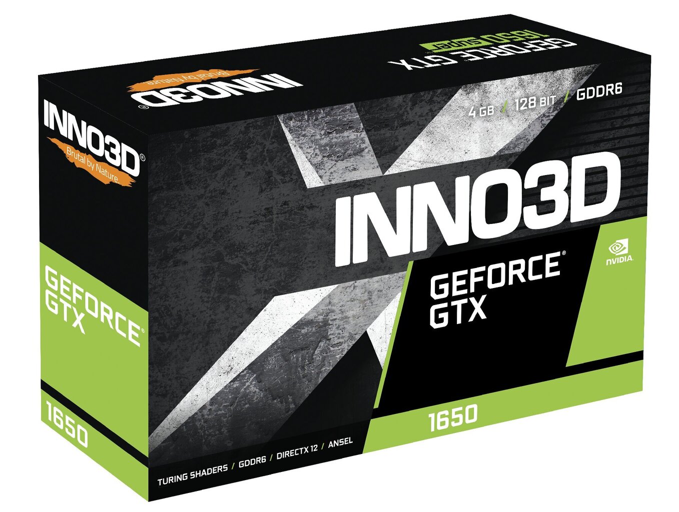 Inno3D GeForce GTX 1650 Twin X2 OC V3 (N16502-04D6X-171330N) hinta ja tiedot | Näytönohjaimet | hobbyhall.fi