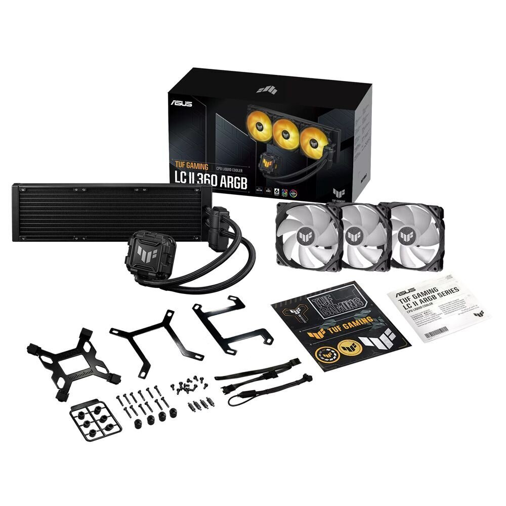 Asus TUF Gaming LC II 360 ARGB AIO TUFGAMINGLCII360ARGB hinta ja tiedot | Prosessorin jäähdyttimet | hobbyhall.fi