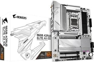 Gigabyte B650 Aorus Elite AX Ice hinta ja tiedot | Emolevyt | hobbyhall.fi
