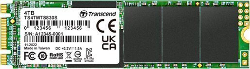 Transcend 830S TS4TMTS830S hinta ja tiedot | Kovalevyt | hobbyhall.fi