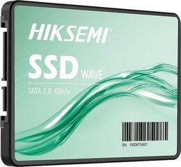 Hiksemi Wave S HS-SSD-WAVE(S)(STD)/1024G/SATA/WW hinta ja tiedot | Kovalevyt | hobbyhall.fi