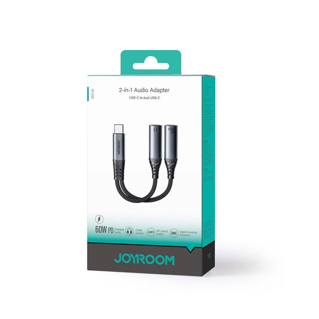Joyroom SY-C03 hinta ja tiedot | Adapterit | hobbyhall.fi