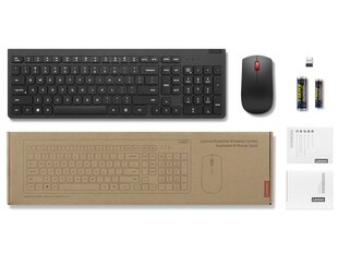 Lenovo Essential Wireless Combo Keyboard & Mouse Gen2 4X31N50752 hinta ja tiedot | Näppäimistöt | hobbyhall.fi