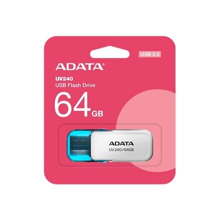 Adata UV240 AUV240-64G-RWH hinta ja tiedot | Muistitikut | hobbyhall.fi