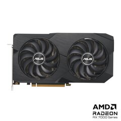 Asus Dual Radeon RX 7600 XT OC Edition (DUAL-RX7600XT-O16G) hinta ja tiedot | Näytönohjaimet | hobbyhall.fi