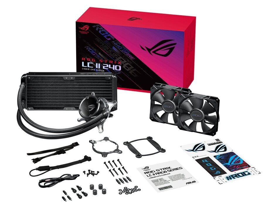 Asus ROG Strix LC II 240 ARGB ROGSTRIXLCII240ARGB hinta ja tiedot | Prosessorin jäähdyttimet | hobbyhall.fi