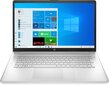 HP 17-CN3053CL i3-1335U 17,3" FHD AG 250nit IPS 12GB_3200MHz SSD512 IrisXe WiFi6 B W11 Natural Silver hinta ja tiedot | Kannettavat tietokoneet | hobbyhall.fi