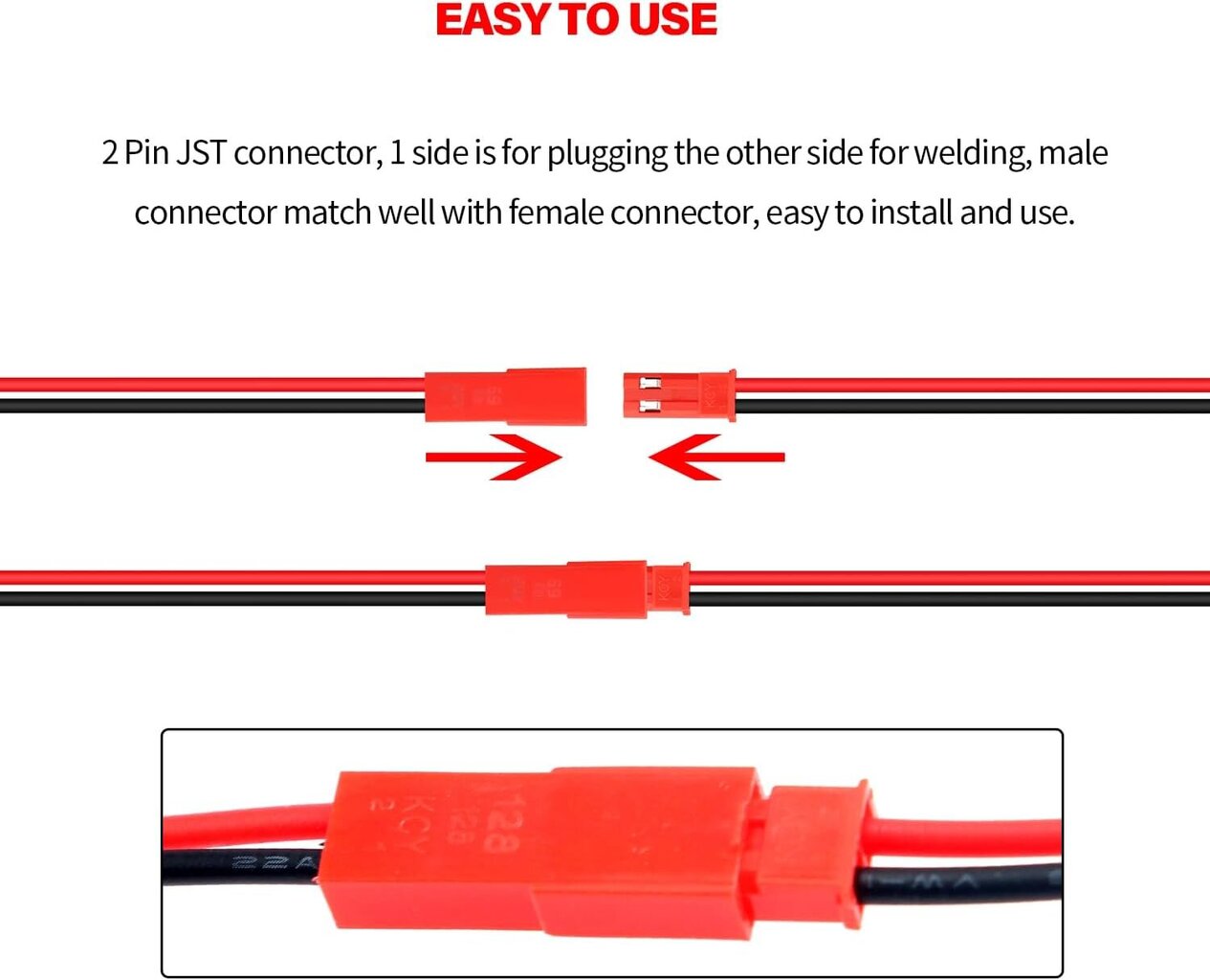 60 JST 22 AWG liitinsarja hinta ja tiedot | Dronet | hobbyhall.fi