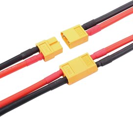 2 paria XT60 uros- ja naarasliittimiä 100mm 12AWG hinta ja tiedot | YUNIQUE GREEN-CLEAN-POWER Tietokoneet ja pelaaminen | hobbyhall.fi