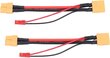 2 kpl XT60-kaapelisovitin: 14 AWG uros- ja naarasliitin 22 AWG hinta ja tiedot | Dronet | hobbyhall.fi