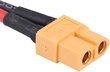 2 kpl XT60-kaapelisovitin: 14 AWG uros- ja naarasliitin 22 AWG hinta ja tiedot | Dronet | hobbyhall.fi