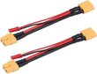 2 kpl XT60-kaapelisovitin: 14 AWG uros- ja naarasliitin 22 AWG hinta ja tiedot | Dronet | hobbyhall.fi