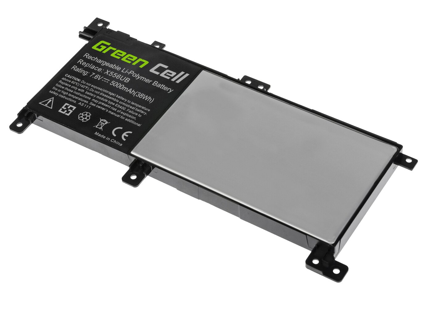 Green Cell Laptop Battery C21N1509 for Asus X556U X556UA X556UB X556UF X556UJ X556UQ X556UR X556UV hinta ja tiedot | Kannettavien tietokoneiden akut | hobbyhall.fi