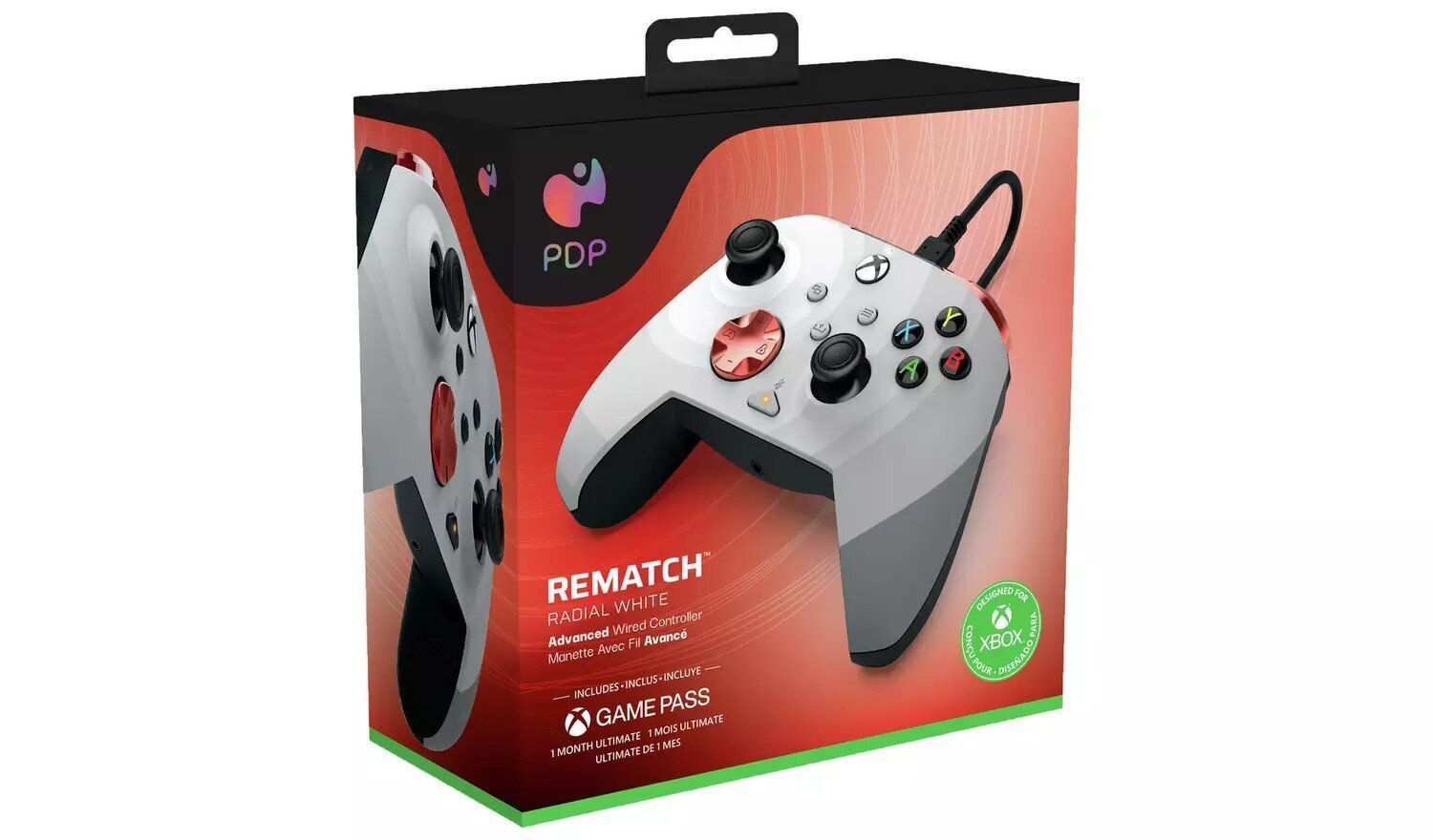 PDP, Xbox Series X|S & PC, Radial White REMATCH Controller - Gamepad hinta ja tiedot | Ohjaimet ja lisätarvikkeet | hobbyhall.fi