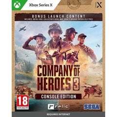 Company of Heroes 3, Xbox Series X - Game hinta ja tiedot | Tietokone- ja konsolipelit | hobbyhall.fi